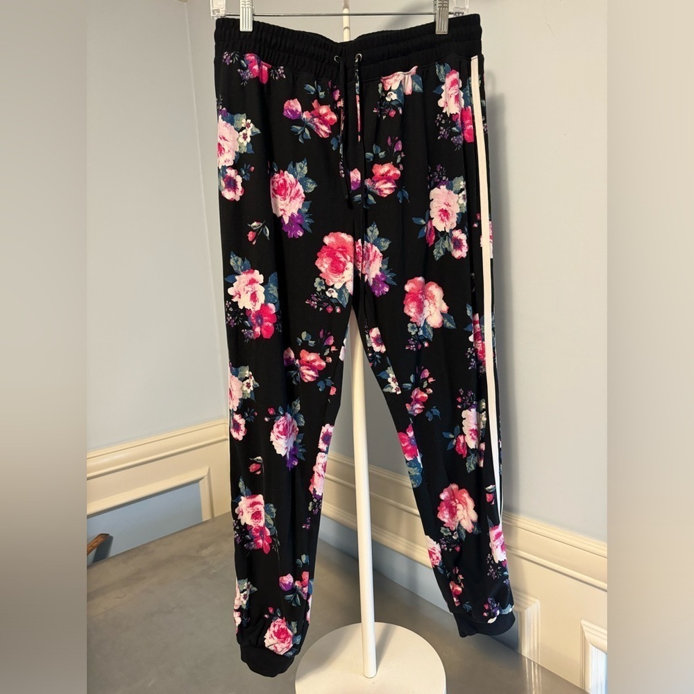 Eye Candy - floral print joggers /  pajama bottoms